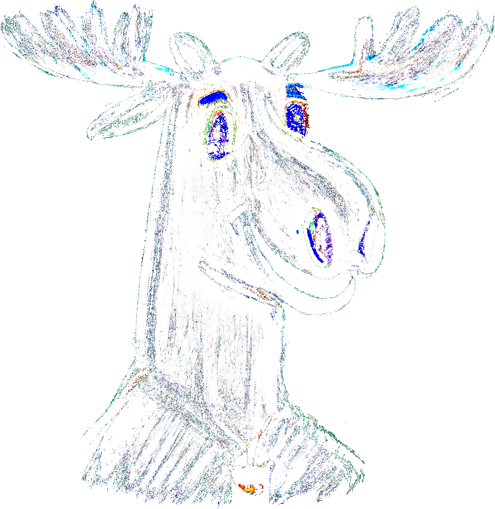 anthropomorphic moose